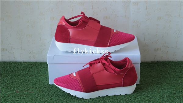 Balenciaga Race Runner Trainers Red